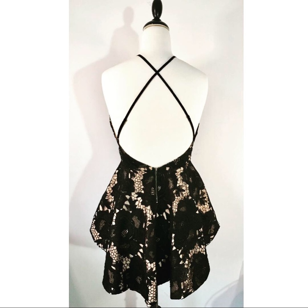 Backless Peplum
